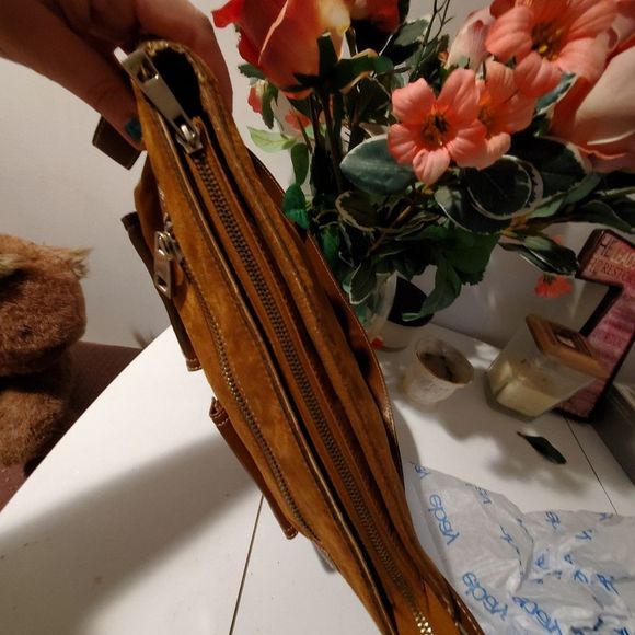 👜MARC JACOBS GENUINE LEATHER & SUEDE BAG vtg Gorgeous 😍 Authentic - Picture 14 of 16